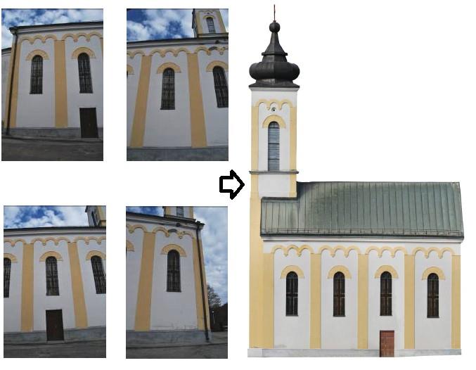 Dalle riprese fotografiche al fotopiano digitale della Chiesa Ortodossa "Pokrov Presvete Bogorodice"