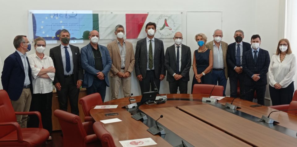 Incontro consorzio CI3R con Capo Dipartimento Protezione Civile