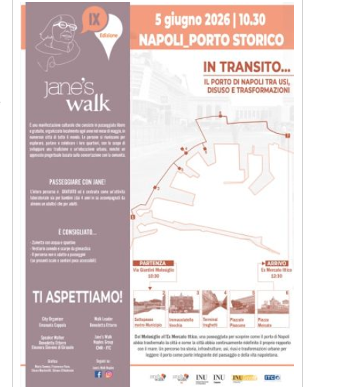 Jane’s Walk “In transito: il porto di Napoli tra uso, disuso e trasformazioni”